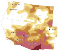 US West drought 2025